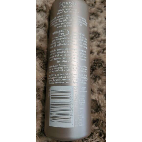 HELENE CURTIS THERMASILK HEAT ACTIVATED SHAPE & HOLD HAIR SPRAY Flexible Hold - Picture 4 of 4